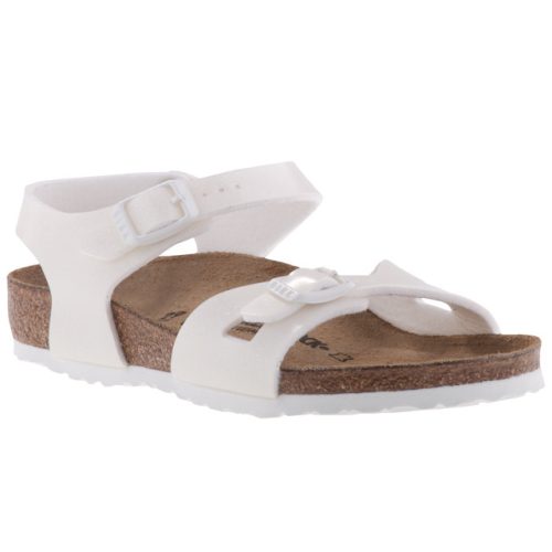 BIRKENSTOCK RIO KIDS gyöngyház csillogós 2 csatos gyerek szandál