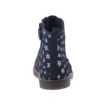 SIESTA-RICHTER fekete/ezüst CSILLAGOS téli bakancs