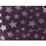 SIESTA-RICHTER bordó/ezüst CSILLAGOS téli bakancs