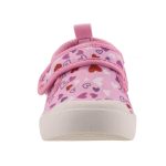 SZÍNHIBÁS D.D.STEP rózsaszín/málna/lila tépős SZÍVECSKÉS váltócipő