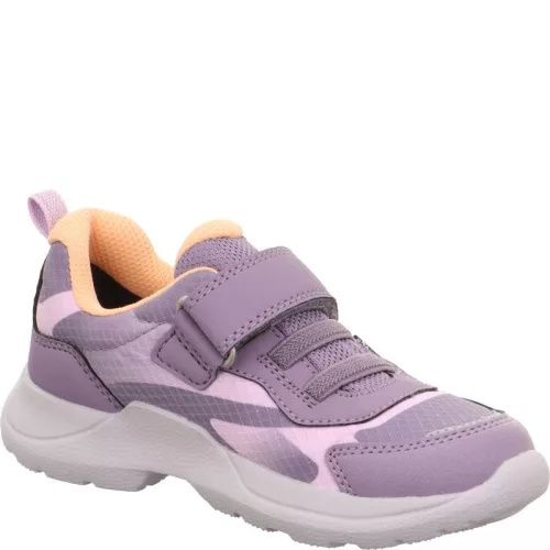 Superfit Rush lila-narancssárga tépőzáras-gumifűzős Sympatex (vízálló) textil kislány gyerekcipő (1-000209-8500)