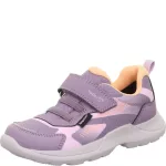 Superfit Rush lila-narancssárga tépőzáras-gumifűzős Sympatex (vízálló) textil kislány gyerekcipő (1-000209-8500)