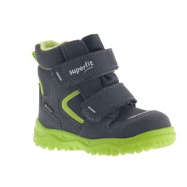 SUPERFIT 2 tépős szürke/zöld Gore-Tex VÍZÁLLÓ téli hótaposó   SUPERFIT 2 tépős szürke/zöld Gore-Tex VÍZÁLLÓ téli hótaposó