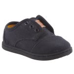 színhibás TOMS fekete két tépőzáras cipő