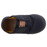 színhibás TOMS fekete két tépőzáras cipő