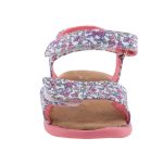 Színhibás TOMS STRAPPY SANDAL 2 tépős rózsa/virág mintás szandál