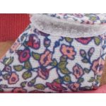 Színhibás TOMS STRAPPY SANDAL 2 tépős rózsa/virág mintás szandál