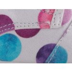 TOMS fehér színes pöttyös két tépőzáras cipő