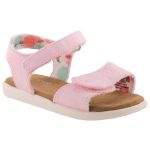 Színhibás TOMS STRAPPY SANDAL 2 tépős rózsaszín szandál