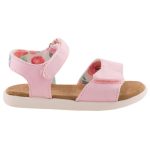 Színhibás TOMS STRAPPY SANDAL 2 tépős rózsaszín szandál