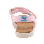 Színhibás TOMS STRAPPY SANDAL 2 tépős rózsaszín szandál