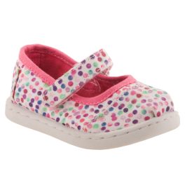 TOMS MARY JANE fehér/málna pöttyös balerina cipő TOMS MARY JANE fehér/málna pöttyös balerina cipő