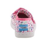 TOMS MARY JANE fehér/málna pöttyös balerina cipő