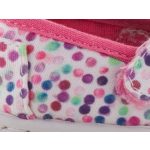 TOMS MARY JANE fehér/málna pöttyös balerina cipő