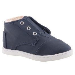 TOMS PASEO MID 2 tépős sötétkék szőrmés cipő TOMS PASEO MID 2 tépős sötétkék szőrmés cipő
