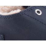 TOMS PASEO MID 2 tépős sötétkék szőrmés cipő