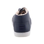 TOMS PASEO MID fűzős sötétkék szőrmés cipő