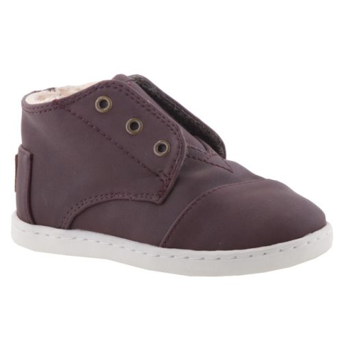 TOMS PASEO MID 2 tépős barna szőrmés cipő 21-27