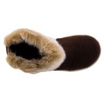 TOMS NEPAL tépős barna SZŐRMÉS csizma