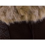 TOMS NEPAL tépős barna SZŐRMÉS csizma