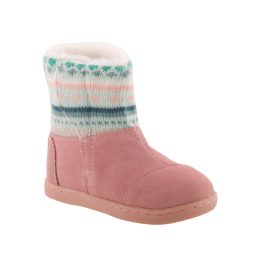 TOMS NEPAL tépős rózsaszín MINTÁS szőrmés csizma TOMS NEPAL tépős rózsaszín MINTÁS szőrmés csizma