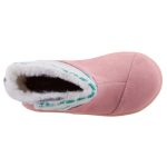 TOMS NEPAL tépős rózsaszín MINTÁS szőrmés csizma
