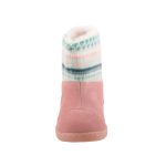 TOMS NEPAL tépős rózsaszín MINTÁS szőrmés csizma