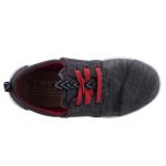 TOMS CHAMBRAY fekete/piros fűzős cipő