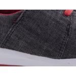 TOMS CHAMBRAY fekete/piros fűzős cipő