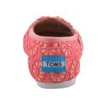 TOMS ALPARGATA MINT GLITTER korall csillogós tépős félcipő