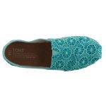 TOMS ALPARGATA MINT GLITTER menta csillogós tépős félcipő