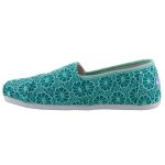 TOMS ALPARGATA MINT GLITTER menta csillogós tépős félcipő