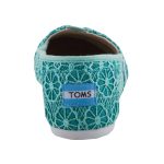 TOMS ALPARGATA MINT GLITTER menta csillogós tépős félcipő