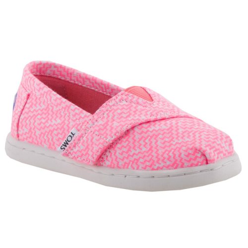 TOMS ALPARGATA CLASSIC PINK NEON rózsaszín balerina cipő