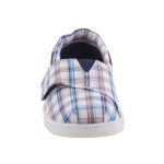 TOMS BIMINI fehér/kék/drapp kockás tépős félcipő