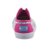 TOMS ZUMA PINK VINTAGE málna/színes mintás GUMIS belebújós cipő