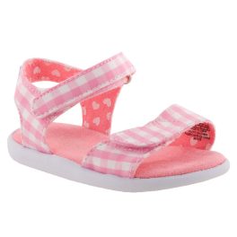 TOMS STRAPPY PINK rózsa/fehér kockás 2 tépős szandál TOMS STRAPPY PINK rózsa/fehér kockás 2 tépős szandál