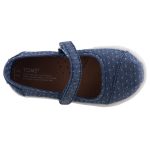 TOMS MARY JANE szürke mintás tépős balerina cipő