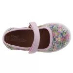 TOMS MARY JANE rózsa virág mintás tépős balerina cipő