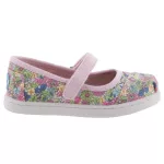 TOMS MARY JANE rózsa virág mintás tépős balerina cipő