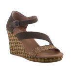 TOMS CLARISSA OLIVE csatos olivazöld magas szandál