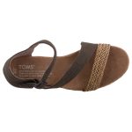 TOMS CLARISSA OLIVE csatos olivazöld magas szandál