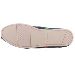 Színhibás TOMS NAVY BIRDS PARADISE kék pálmafás belebújós cipő