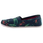 Színhibás TOMS NAVY BIRDS PARADISE kék pálmafás belebújós cipő