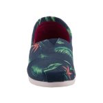 Színhibás TOMS NAVY BIRDS PARADISE kék pálmafás belebújós cipő
