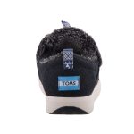 TOMS DEL REY WOOL fekete GYAPJÚ BUNDÁS fűzős félcipő