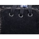 TOMS DEL REY WOOL fekete GYAPJÚ BUNDÁS fűzős félcipő