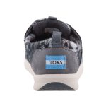 TOMS DEL REY GREY szürke/fekete mintás fűzős félcipő