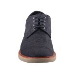 TOMS BROGUE BLACK DENIM fekete farmer fűzős cipő