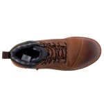 TOMS ASHLAND BROWN LEATHER barna/narancs magasszárú VÍZÁLLÓ bakancs
